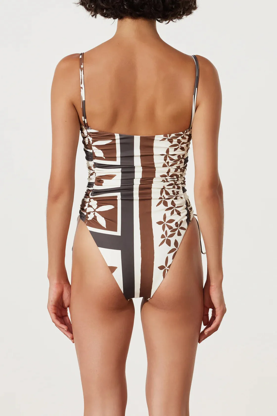 SARONG FLOWER ONE-PIECE - SARONG FLOWER