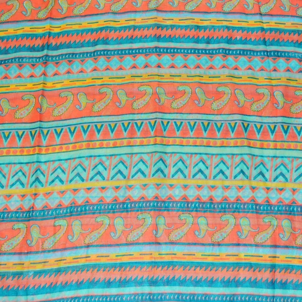 SCARF_TRADINGINC® Light Weight All Season Printed Infinity Scarf