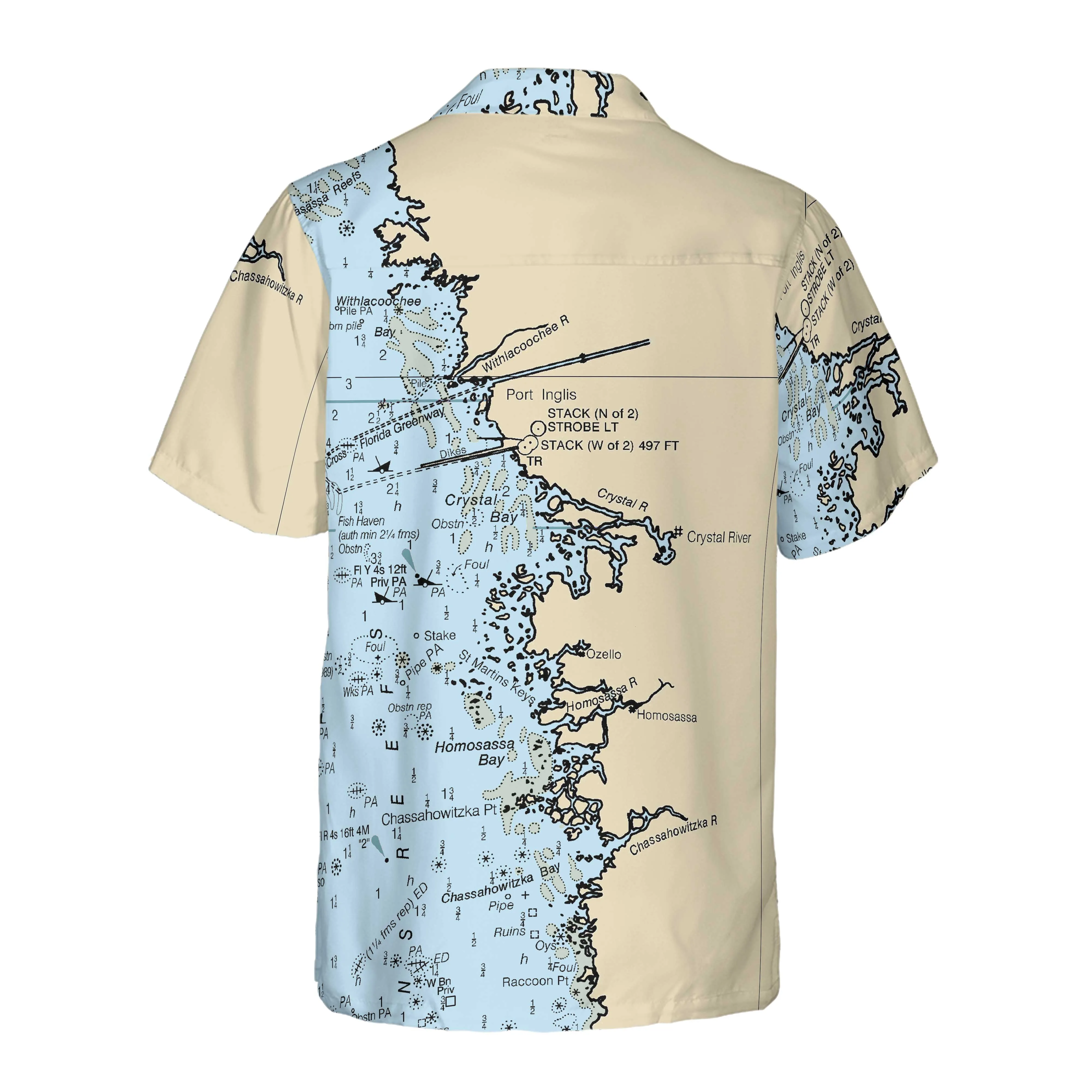 The Crystal River Coconut Button Camp Shirt