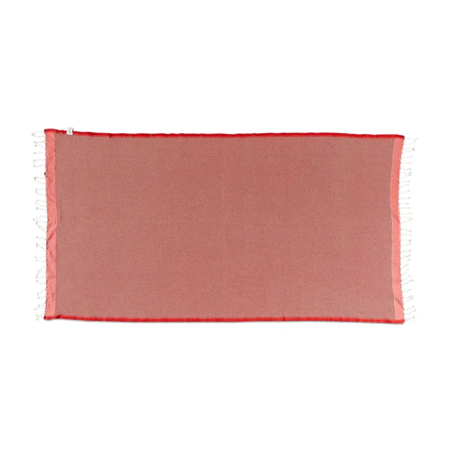Turkish Beach Towel - Coral
