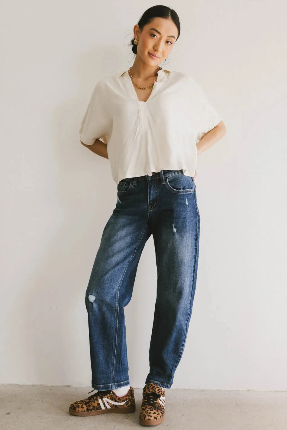 Una Collared Blouse