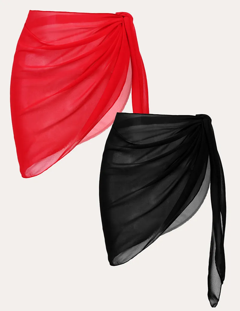 Versatile 2-Piece Chiffon Cover Ups (US Only)