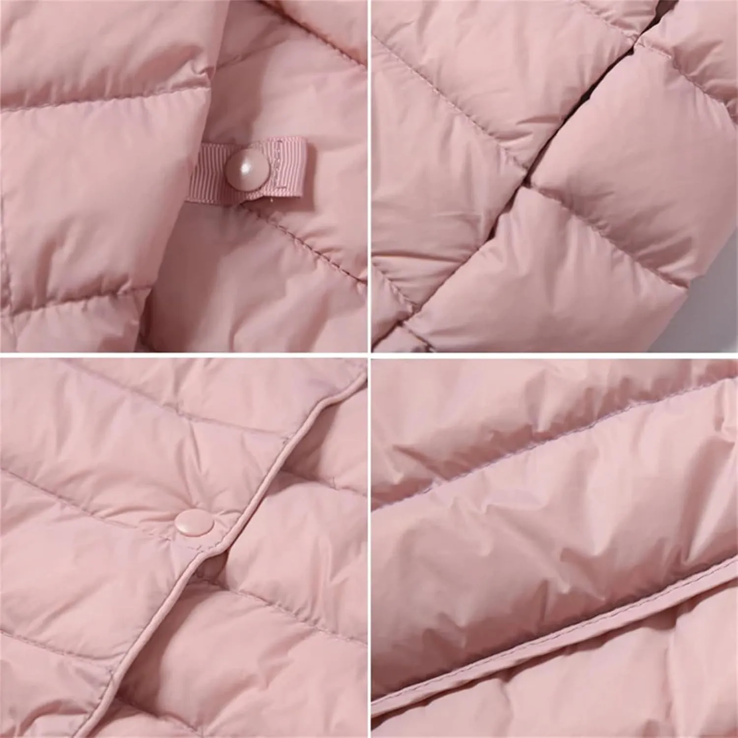Winter Slim Women Duck Down Jacket Light Short Coat Thin Puffer Jacket Womens Lightweight Coat