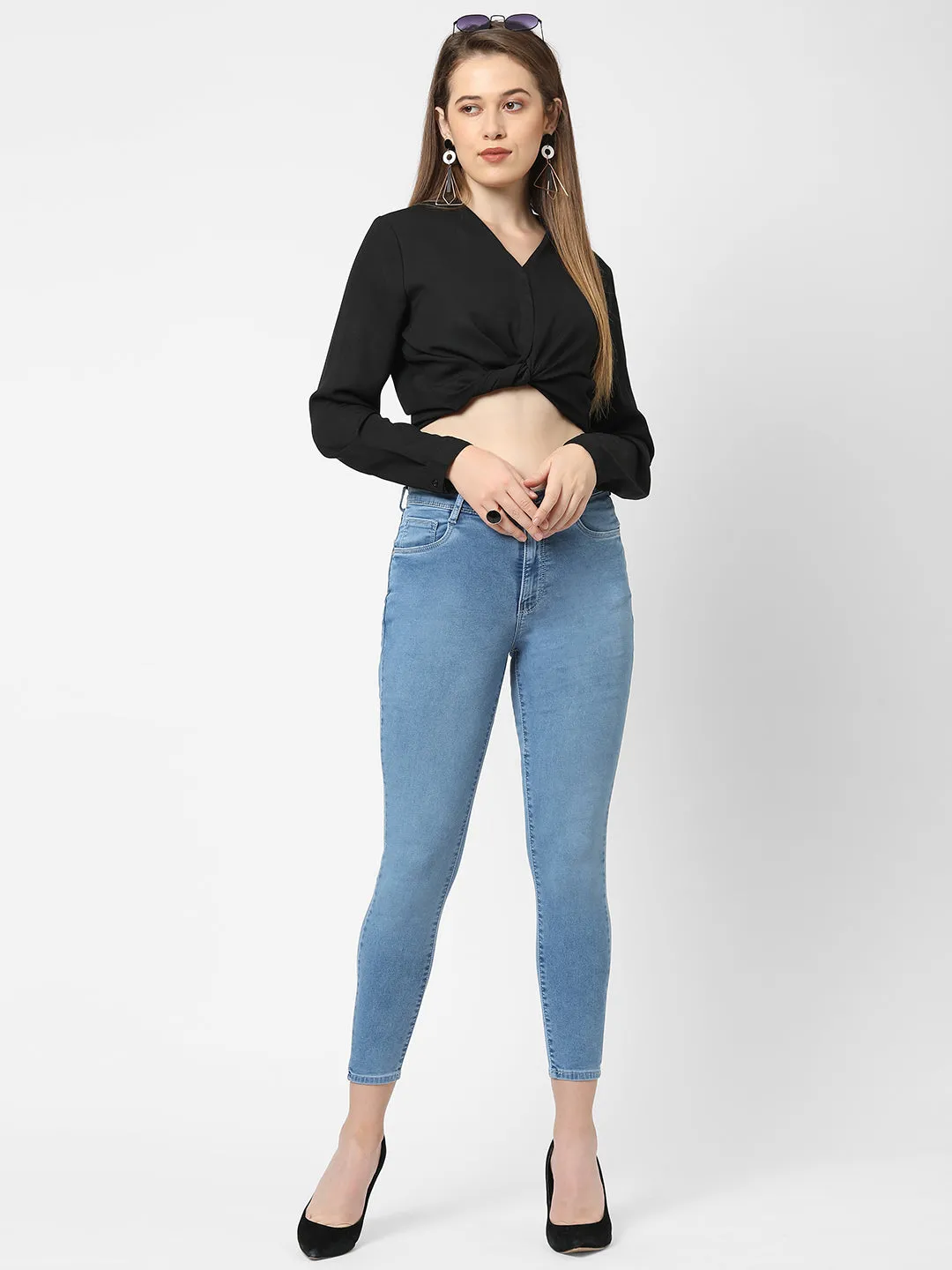 Women High-Rise Skinny Fit Jeans