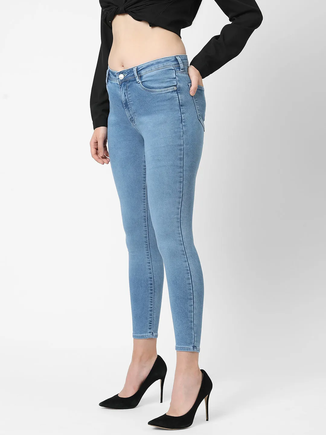 Women High-Rise Skinny Fit Jeans