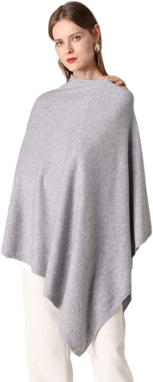 Women's Knitted Scarf Poncho Sweater with Buttons Winter Warm Open Front Poncho light weight sweater wrap poncho cape