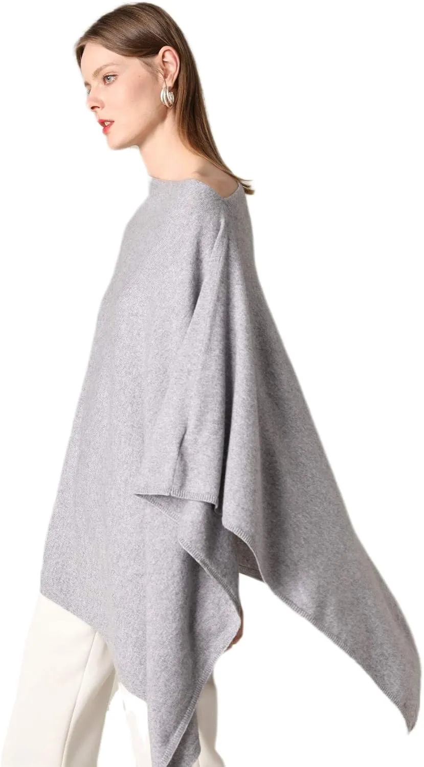 Women's Knitted Scarf Poncho Sweater with Buttons Winter Warm Open Front Poncho light weight sweater wrap poncho cape