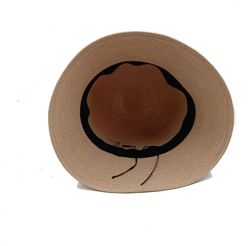 Women's Sun Hat Folding Beach Hat Big Brim Travel Sunscreen Sun Hat