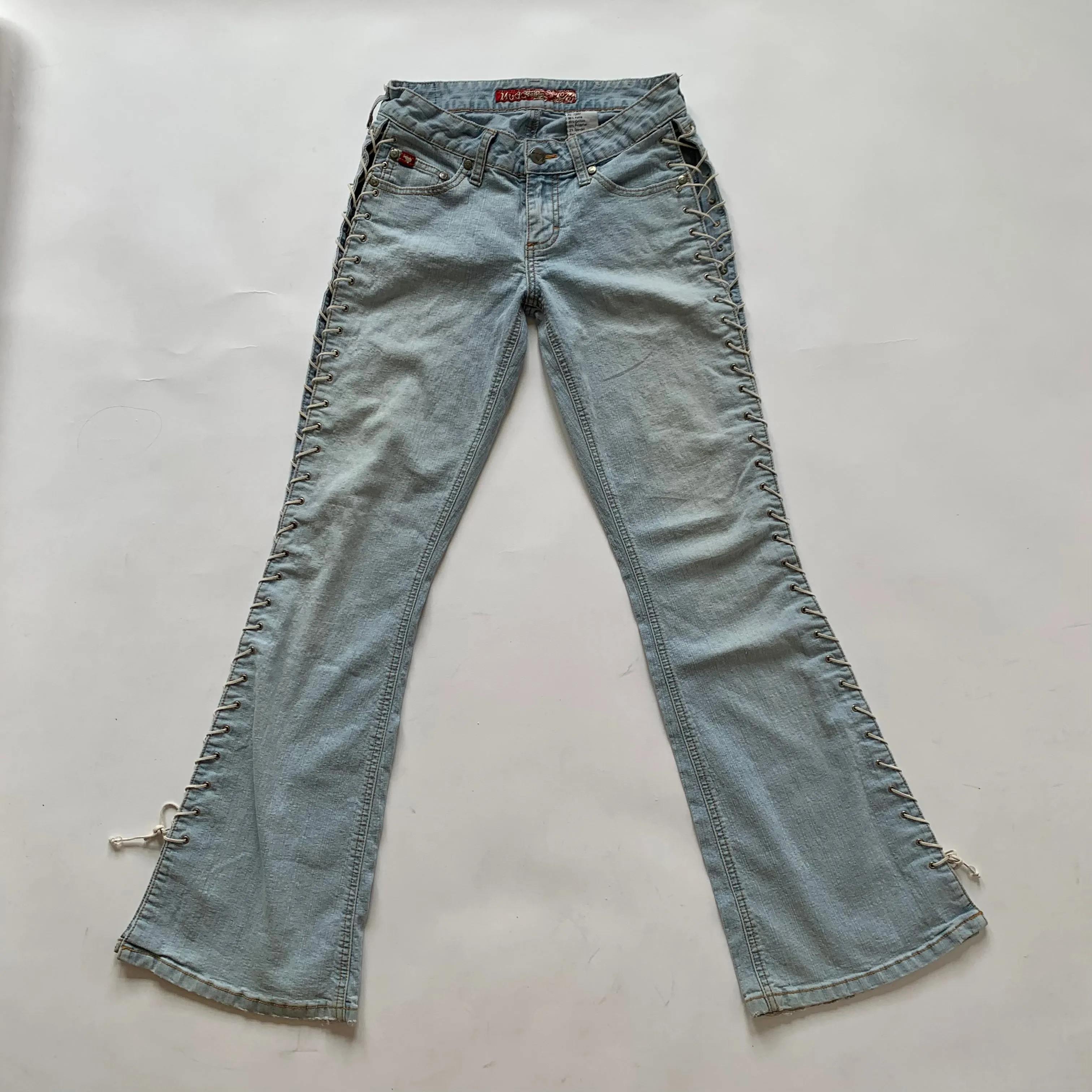 Y2K Lace Up Mudd Jeans (XS)